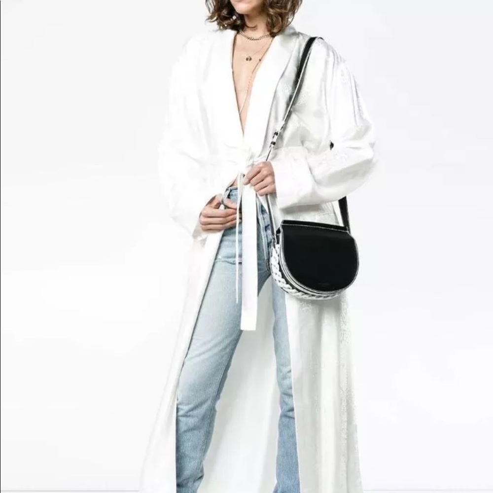 NWT GIVENCHY Infinity Mini Saddle Bag Black White